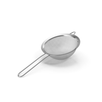 Fine Mesh Stainless Steel Strainer PNG & PSD Images
