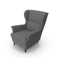 Grey Cloth Chair PNG & PSD Images