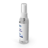 Hand Sanitizer Spray Bottle With Label PNG & PSD Images