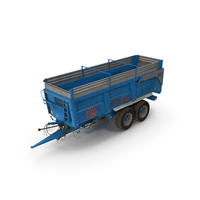 Maupu 18t Dirty Body Tipper Trailer PNG & PSD Images