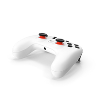 White Google Stadia Controller PNG & PSD Images