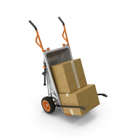 WORX Aerocart Cart with Cardboard Box PNG & PSD Images