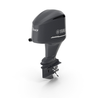 Yamaha 350 V8 Outboard Motor PNG & PSD Images