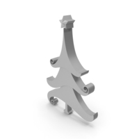 Christmas Tree Gray PNG & PSD Images