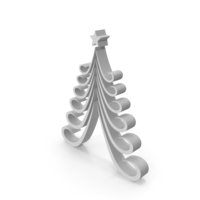 Christmas Tree Gray PNG & PSD Images