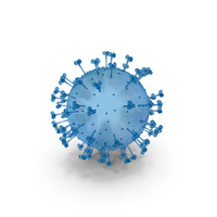 Covid 19 Virus Blue PNG & PSD Images