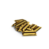 Pile of Wrapped Wide Candy Bars PNG & PSD Images