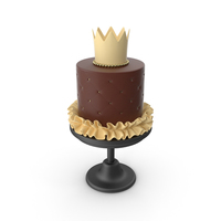 Princess Baby Chocolate Cake PNG & PSD Images