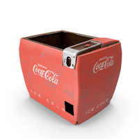 Coca-Cola Vintage Soda Machine Coke Cooler PNG & PSD Images