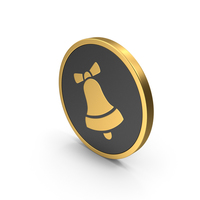 Gold Icon Christmas Bells PNG & PSD Images