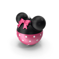 Minnie Mouse Christmas Ball PNG & PSD Images