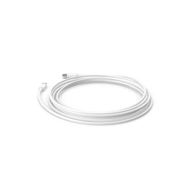 USB Type-C to Lightning Cable PNG & PSD Images