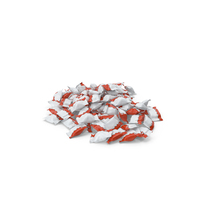 Pile of Wrapped Mini Chocolate Candies PNG & PSD Images