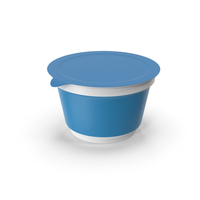 Blue Sour Cream Cup PNG & PSD Images