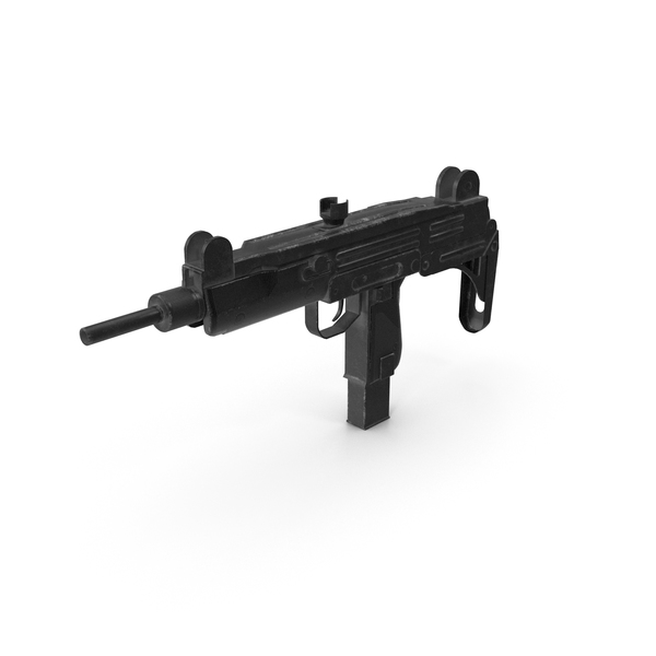 Worn Submachine Gun PNG & PSD Images