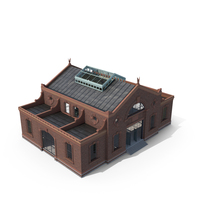 Old Industrial Building Modular Interior and Exterior PNG & PSD Images