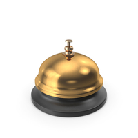 Gold Service Call Bell PNG & PSD Images