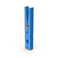 Clothes Pegs Blue PNG & PSD Images