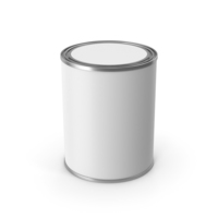 White Metal Paint Bucket PNG & PSD Images