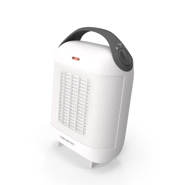 Portable Ceramic Heater White PNG & PSD Images