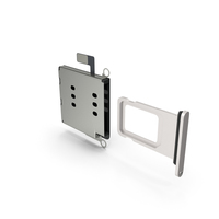 Sim Card Tray with Internal Reader PNG & PSD Images