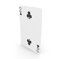 Playing Cards 2 Clubs PNG & PSD Images