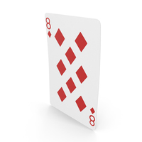 Playing Cards 8 of Diamonds PNG & PSD Images