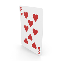 Playing Cards 8 of Hearts PNG & PSD Images