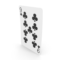Playing Cards 9 Clubs PNG & PSD Images