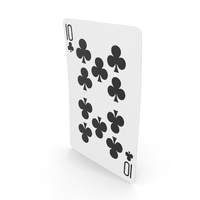 Playing Cards 10 Clubs PNG & PSD Images
