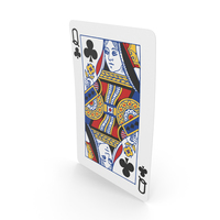 Playing Cards Queen of Clubs PNG & PSD Images