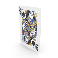 Playing Cards Queen of Spades PNG & PSD Images