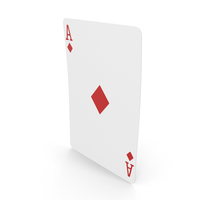 钻石PNG和PSD图像的扑克牌王牌