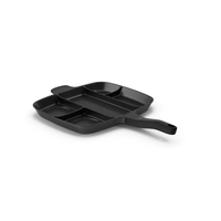 Divided 5 Section Grill Griddle Skillet Generic PNG & PSD Images