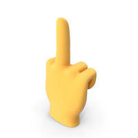 Middle Finger Emoji PNG & PSD Images