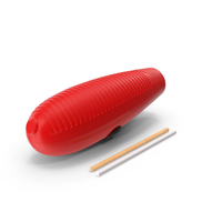Samba Percussion Instrument with Scraper PNG & PSD Images