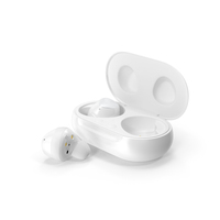Samsung Galaxy Buds Plus with Charging Case White PNG & PSD Images