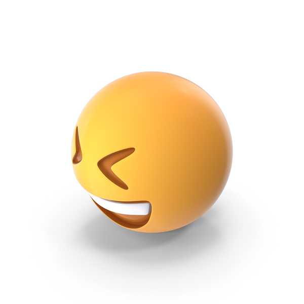 Smiling With Closed Eyes Emoji PNG & PSD Images