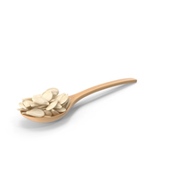 Wooden Spoon with Pumpkin Seeds PNG & PSD Images