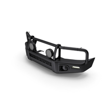 Black Steel Bullbar PNG & PSD Images