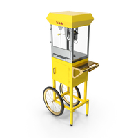 Carnival Popcorn Popper Cart Generic PNG & PSD Images
