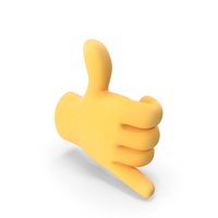 Call Me Hand Emoji PNG & PSD Images