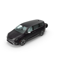 Family Minivan with Hitch Cargo Carrier PNG & PSD Images