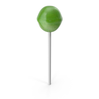Lollipop Green Licked PNG & PSD Images