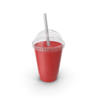 Juice Plastic Cup Red PNG & PSD Images