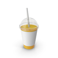 Juice Plastic Cup Orange PNG & PSD Images