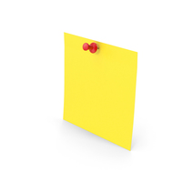 Sticky Notes And Push Pin PNG & PSD Images