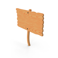 Cartoon Wood Sign PNG & PSD Images