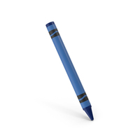 Crayon Dark Blue PNG & PSD Images