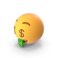 Money Face Emoji PNG & PSD Images